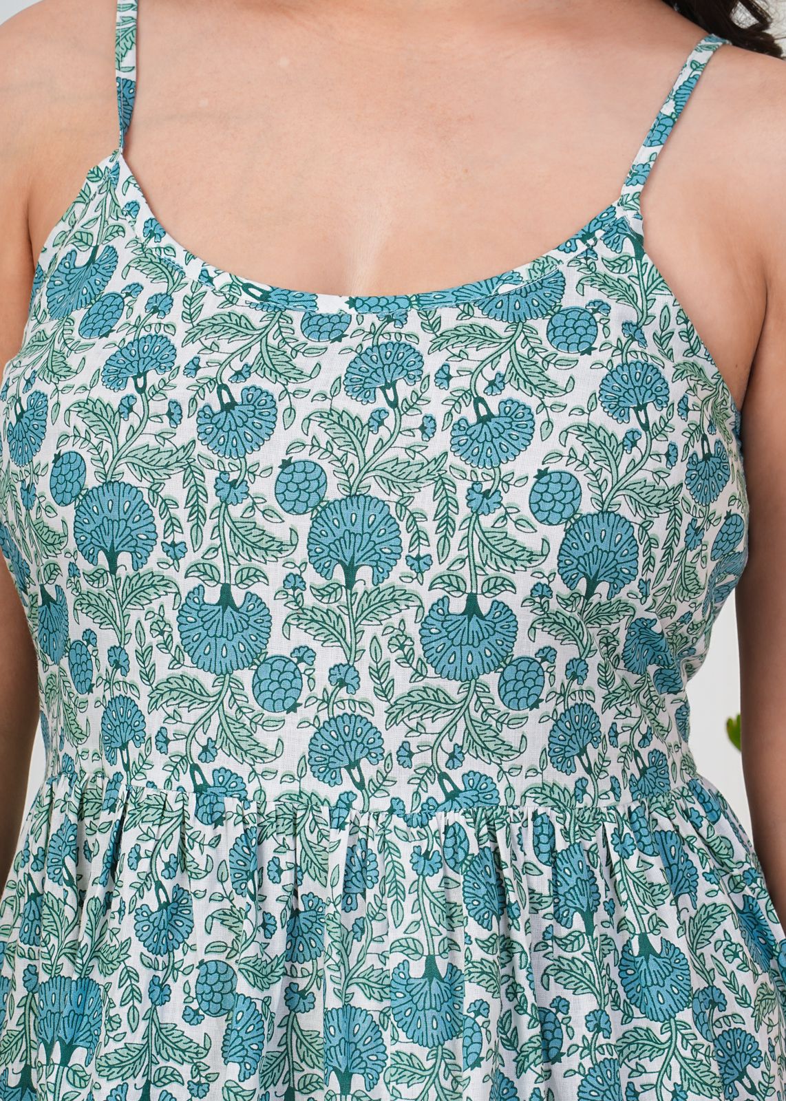 cotton printed top / dress