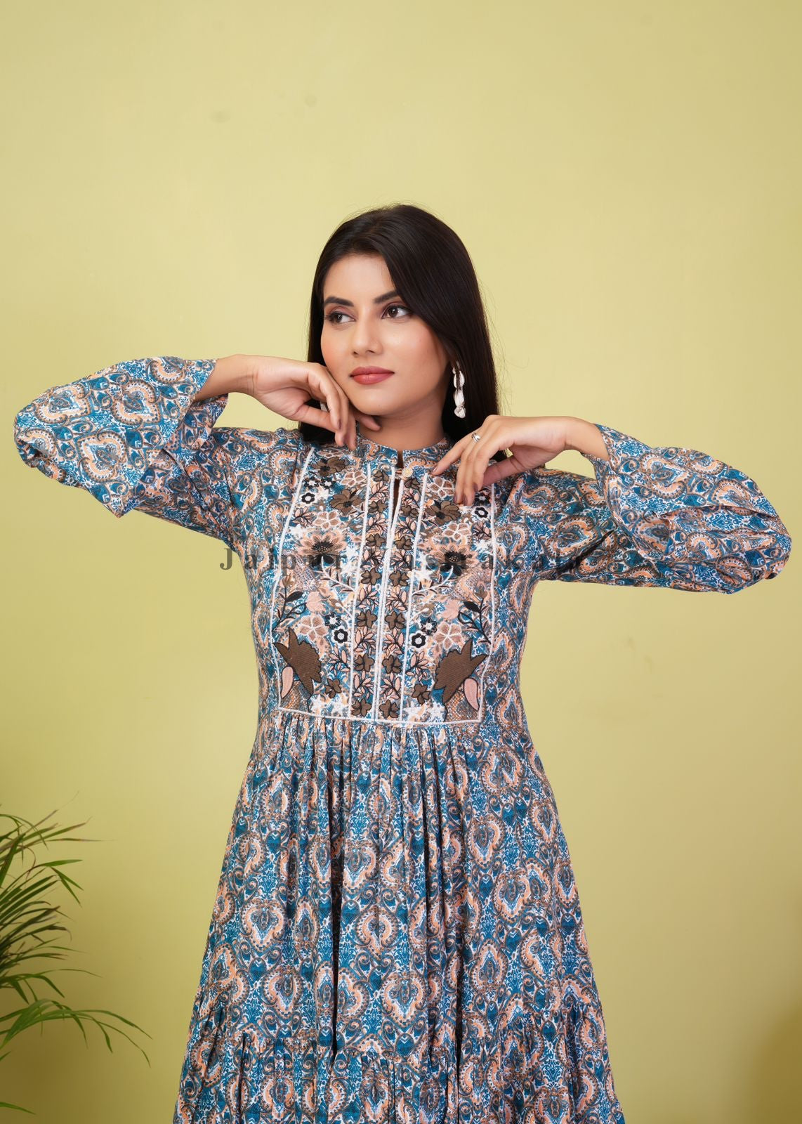 cotton printed top / dress