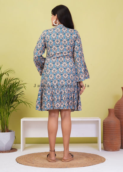 cotton printed top / dress