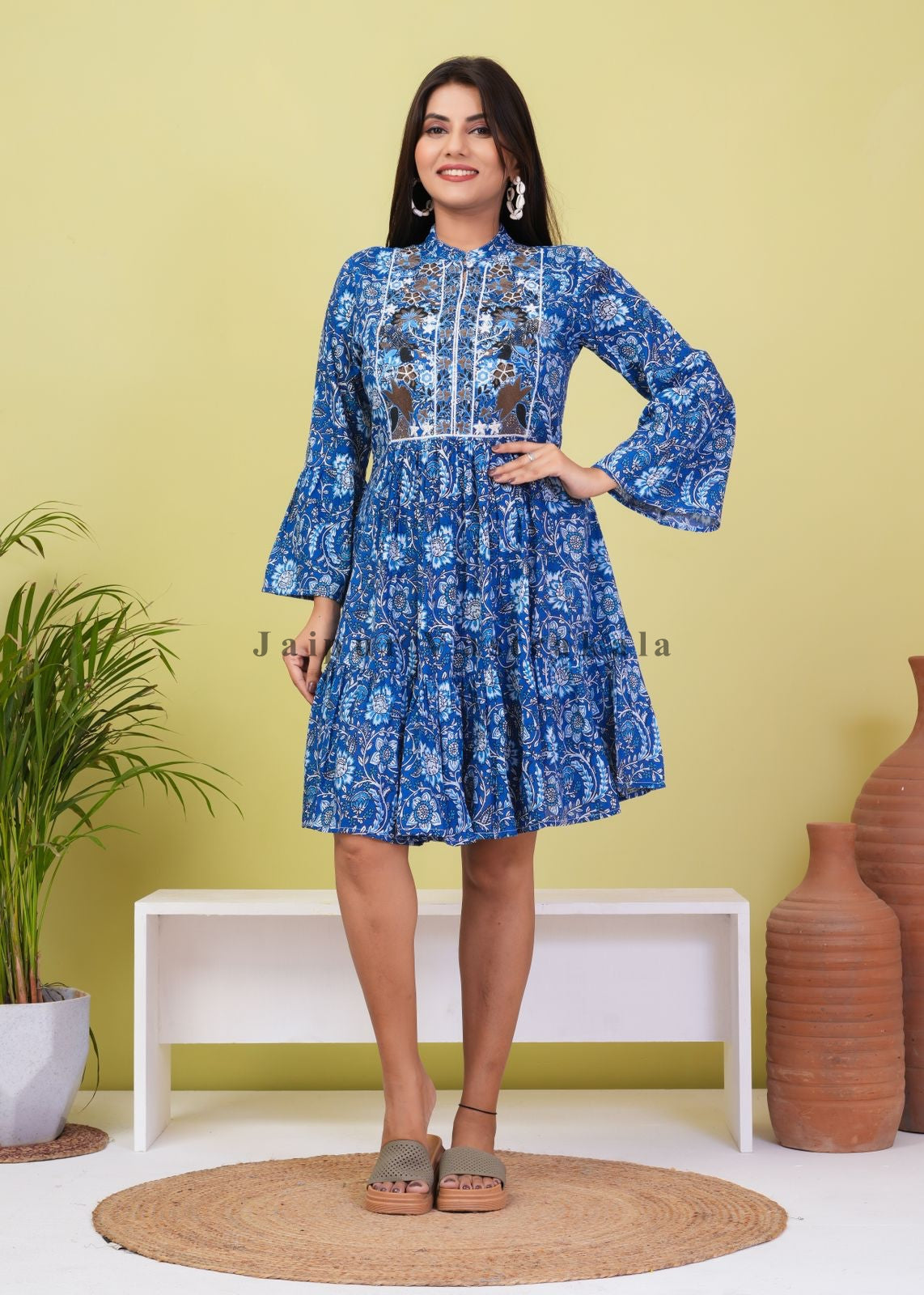 cotton printed top / dress