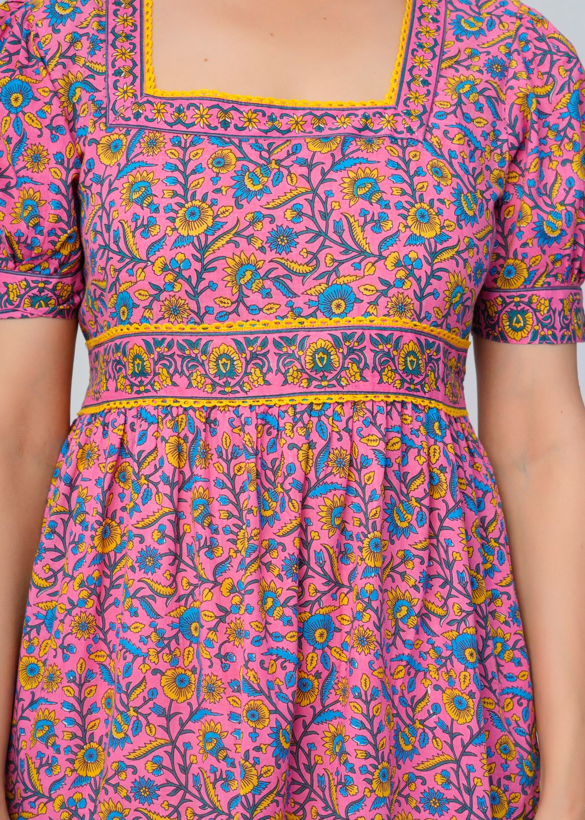 Pink Whispers Cotton Dress
