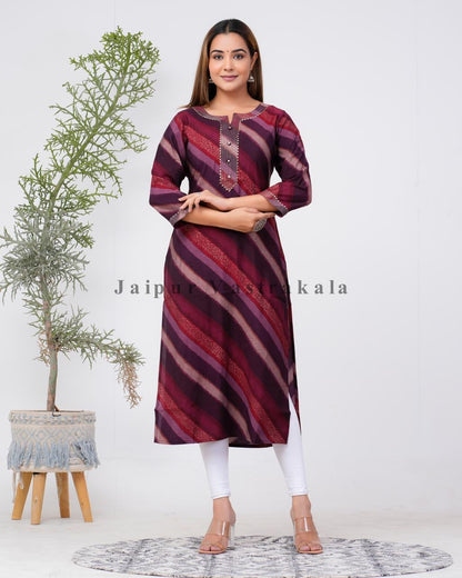 Cotton Printed Kurti