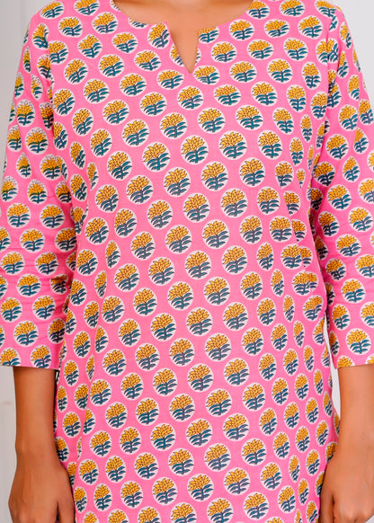 Pink Booti Night Wear Set