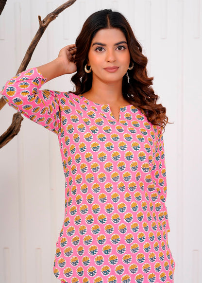Pink Booti Night Wear Set