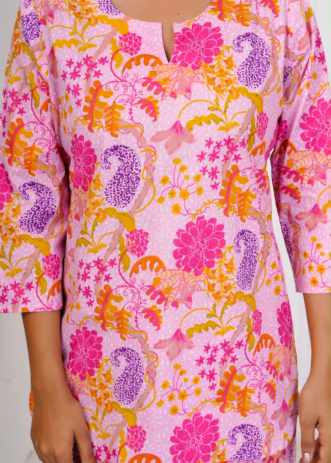 Pink Nature Night Wear Set