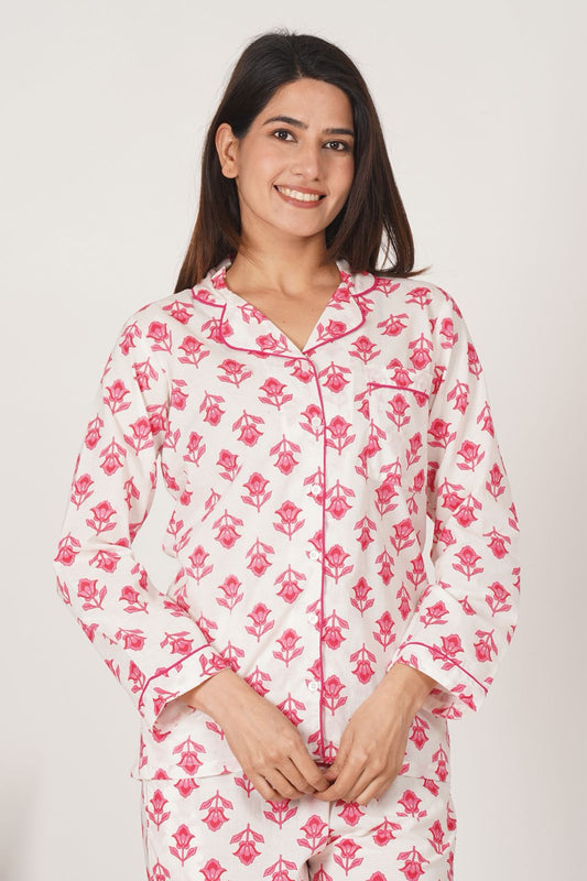 Rosy Buds Night Wear Set