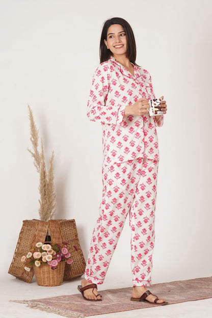 Rosy Buds Night Wear Set