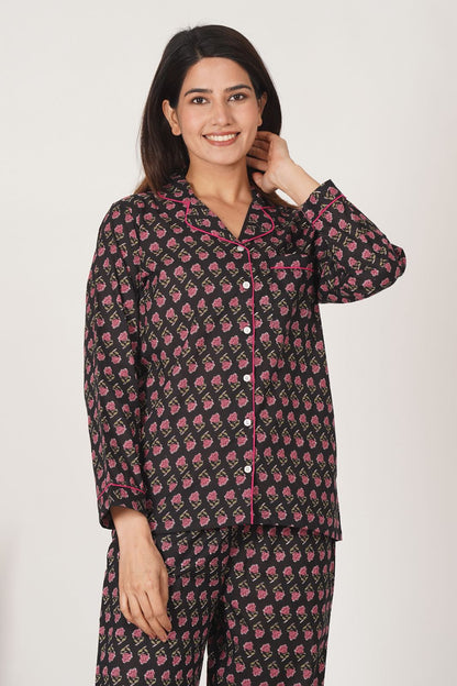 Black Booti Night Wear Set