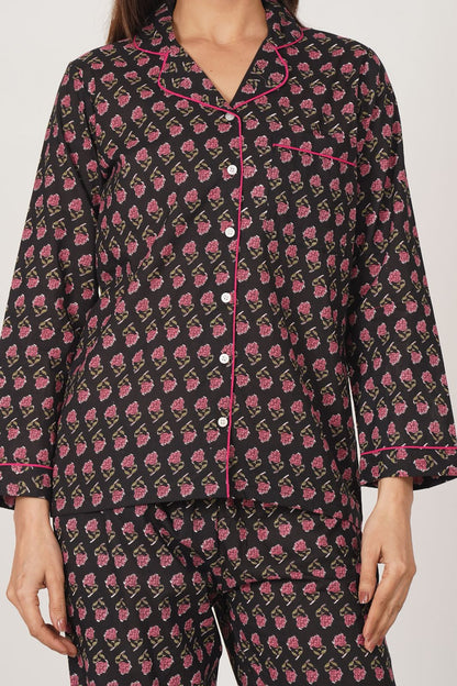 Black Booti Night Wear Set