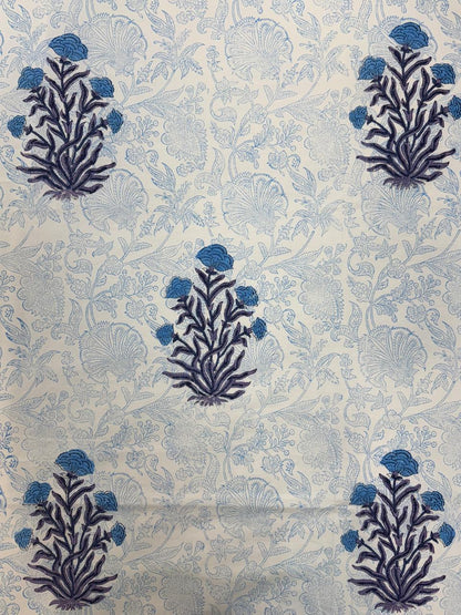 Percale Cotton Neel Boota Double Bedsheet