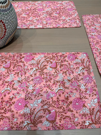 Cotton Quilted Dining Mat Set