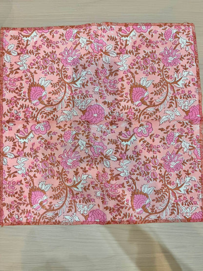 Cotton Quilted Dining Mat Set with Napkins