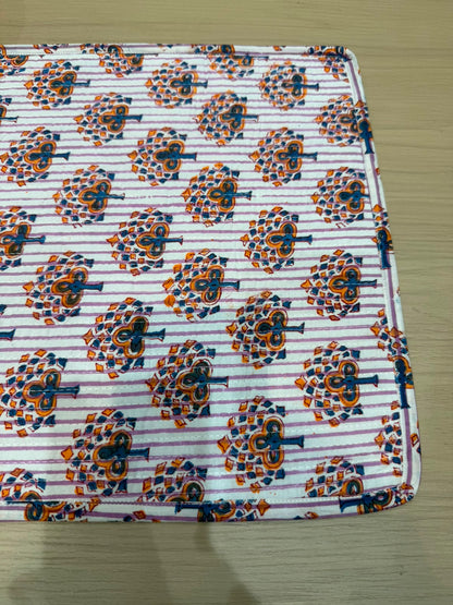 Cotton Quilted Dining Mat Set with Napkins