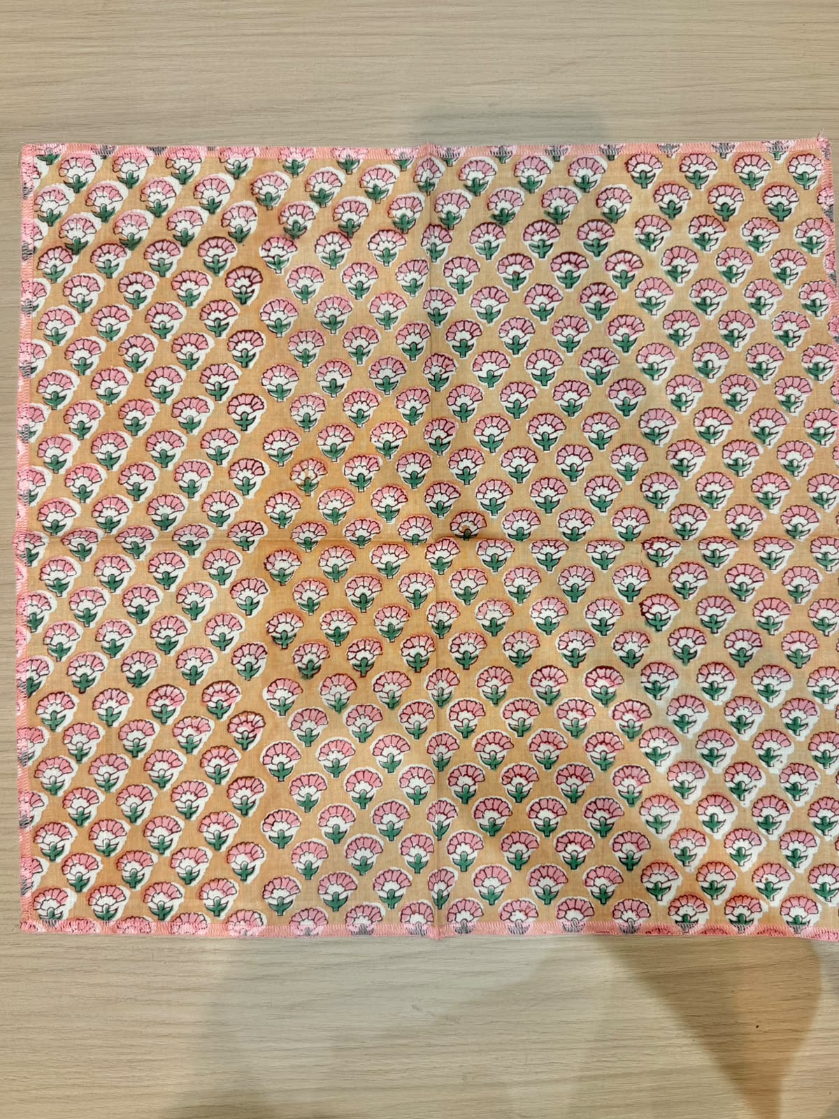 Cotton Quilted Dining Mat Set with Napkins