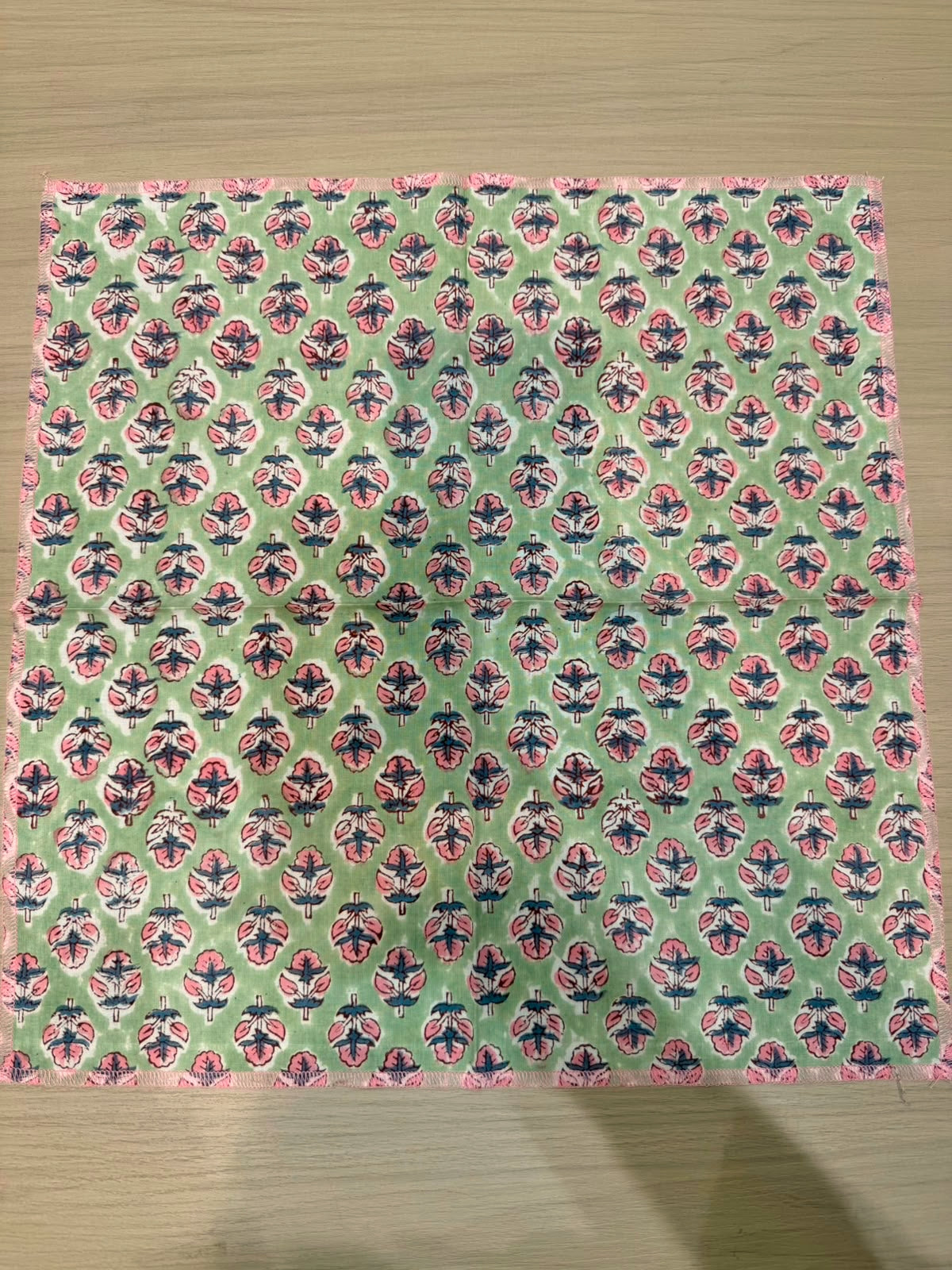 Cotton Quilted Dining Mat Set with Napkins