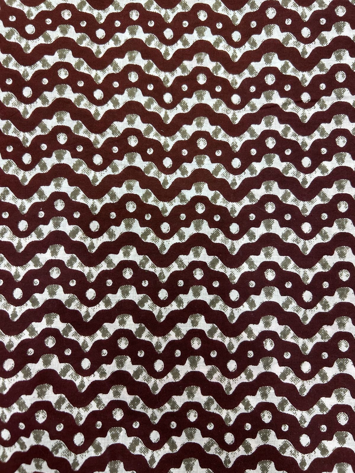 cotton printed running fabric