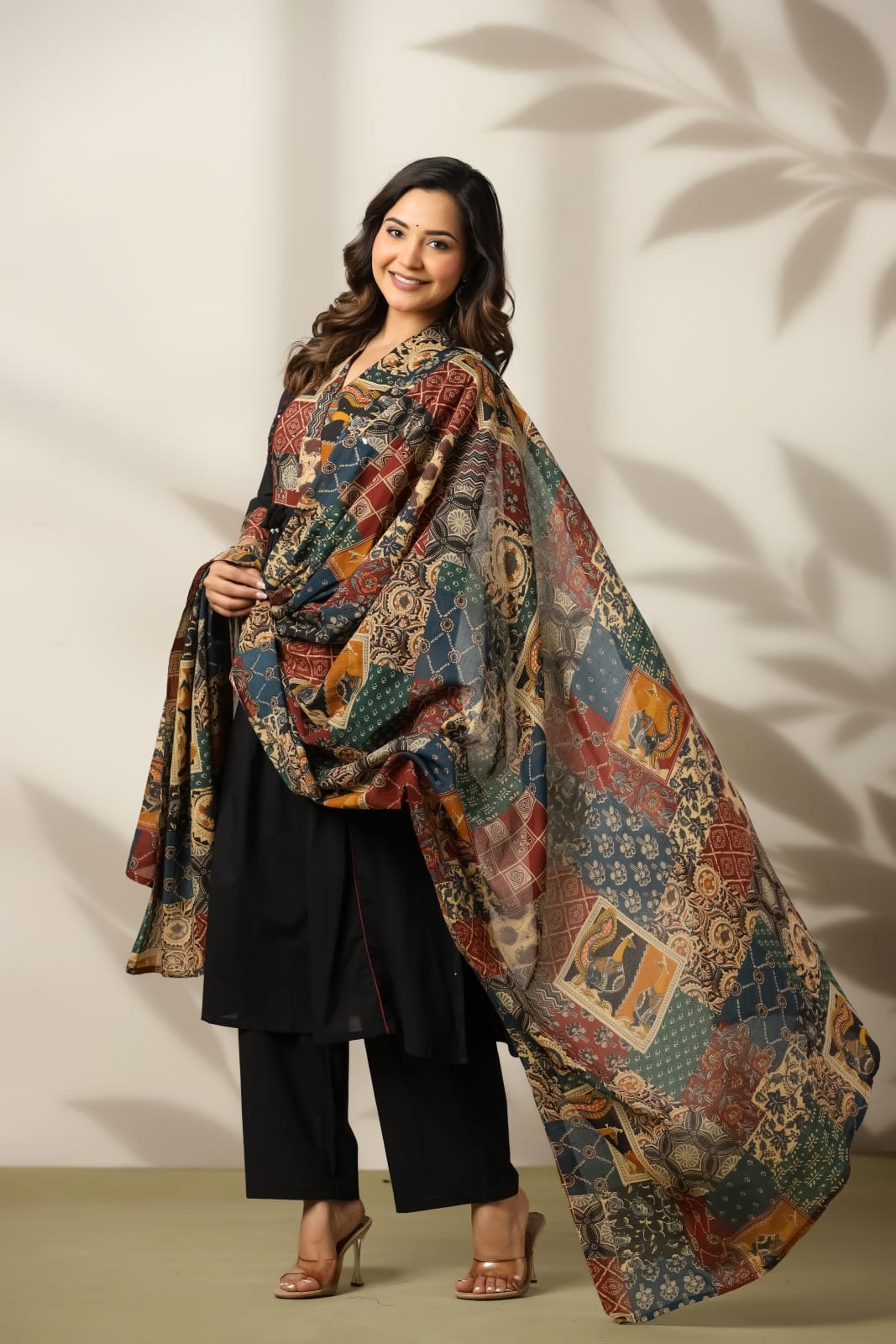 Black Heritage Patch Cotton Suit