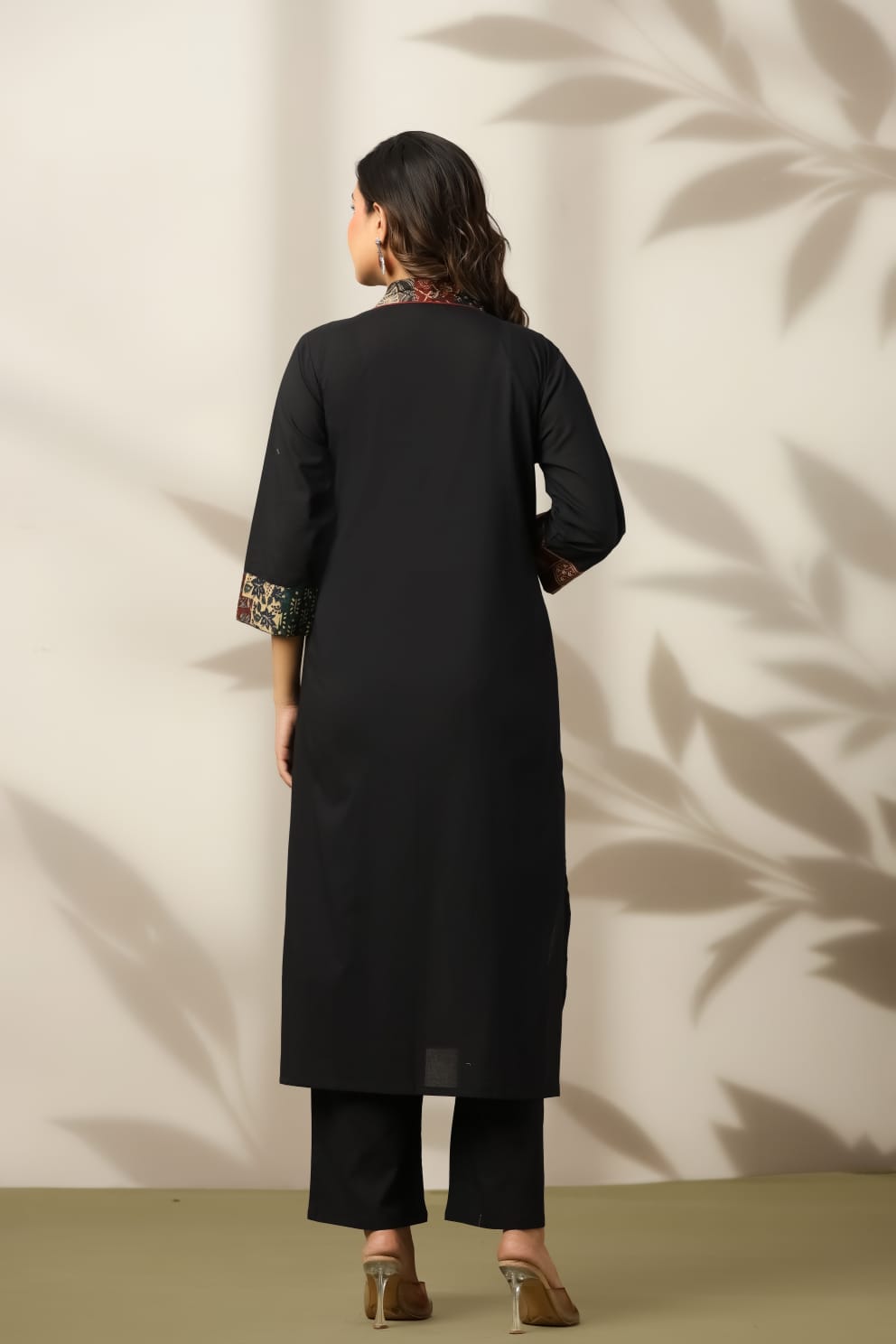 Black Heritage Patch Cotton Suit