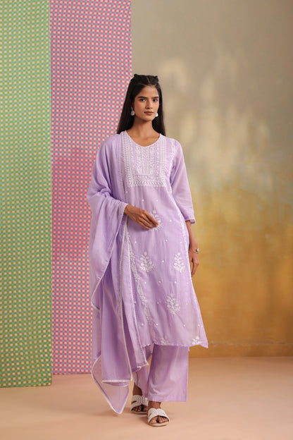 Embroidery Mul Cotton Suit