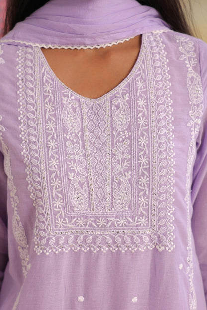 Embroidery Mul Cotton Suit