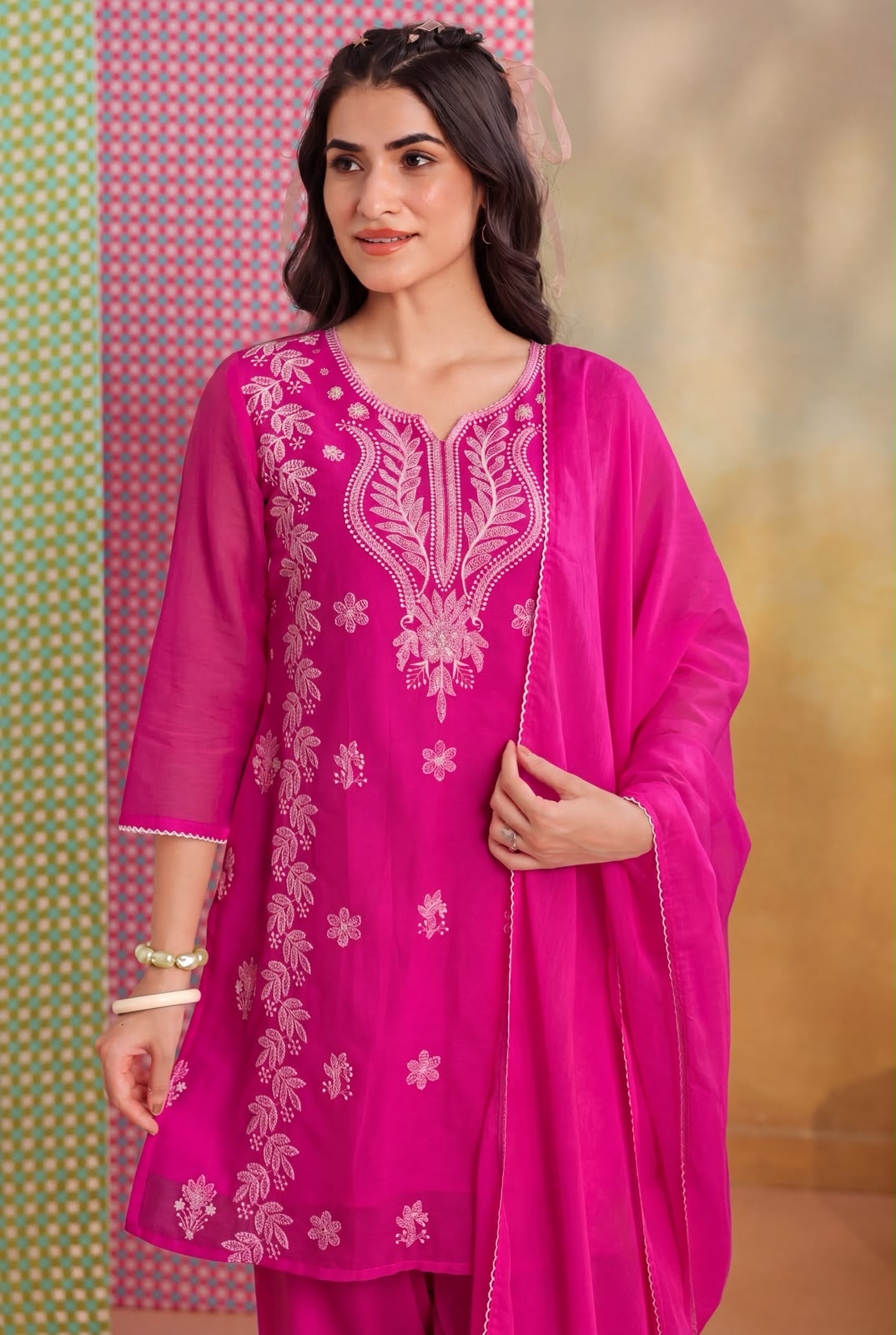 Embroidery Mul Cotton Suit