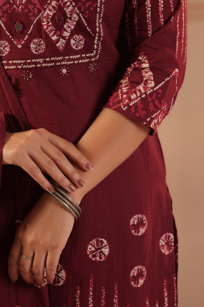 Cotton Suit With Cotton Dupatta