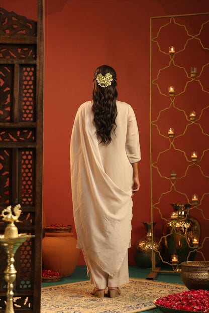 Silk Embroidery Suit