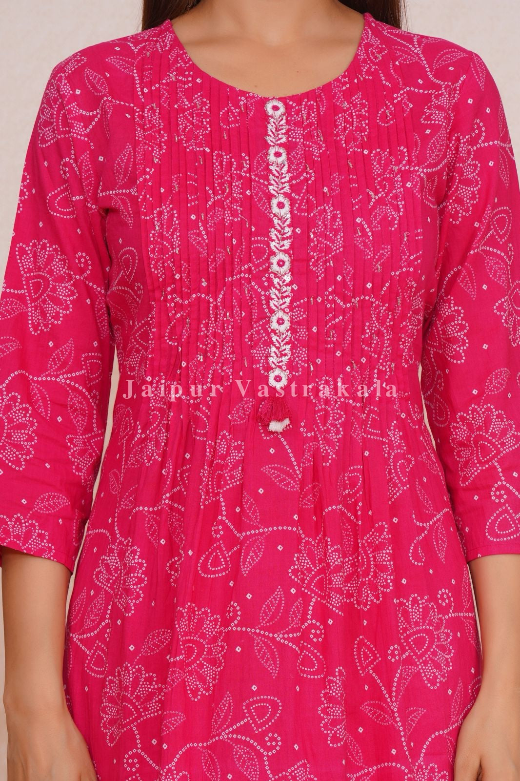 hand block printed kurta set with dupatta