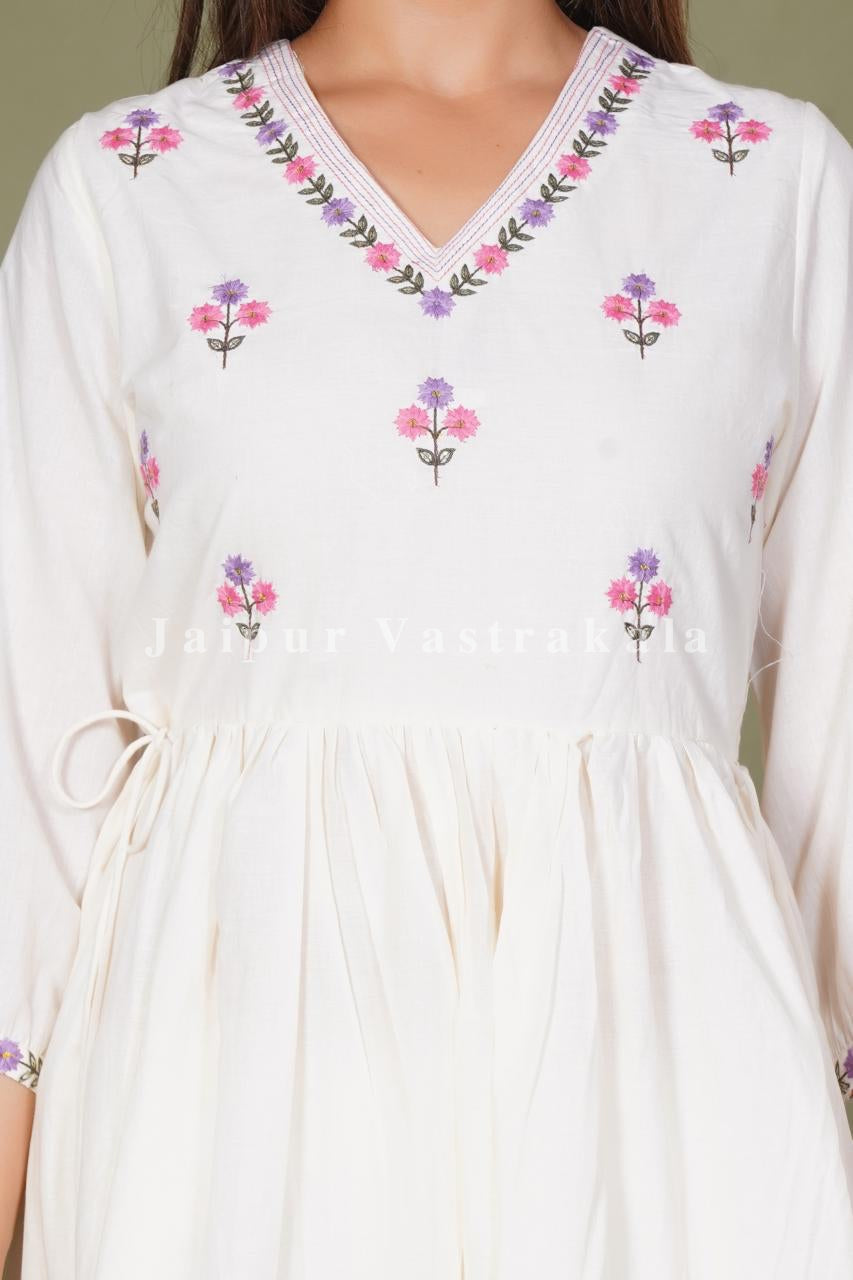 hand block printed kurta set with dupatta