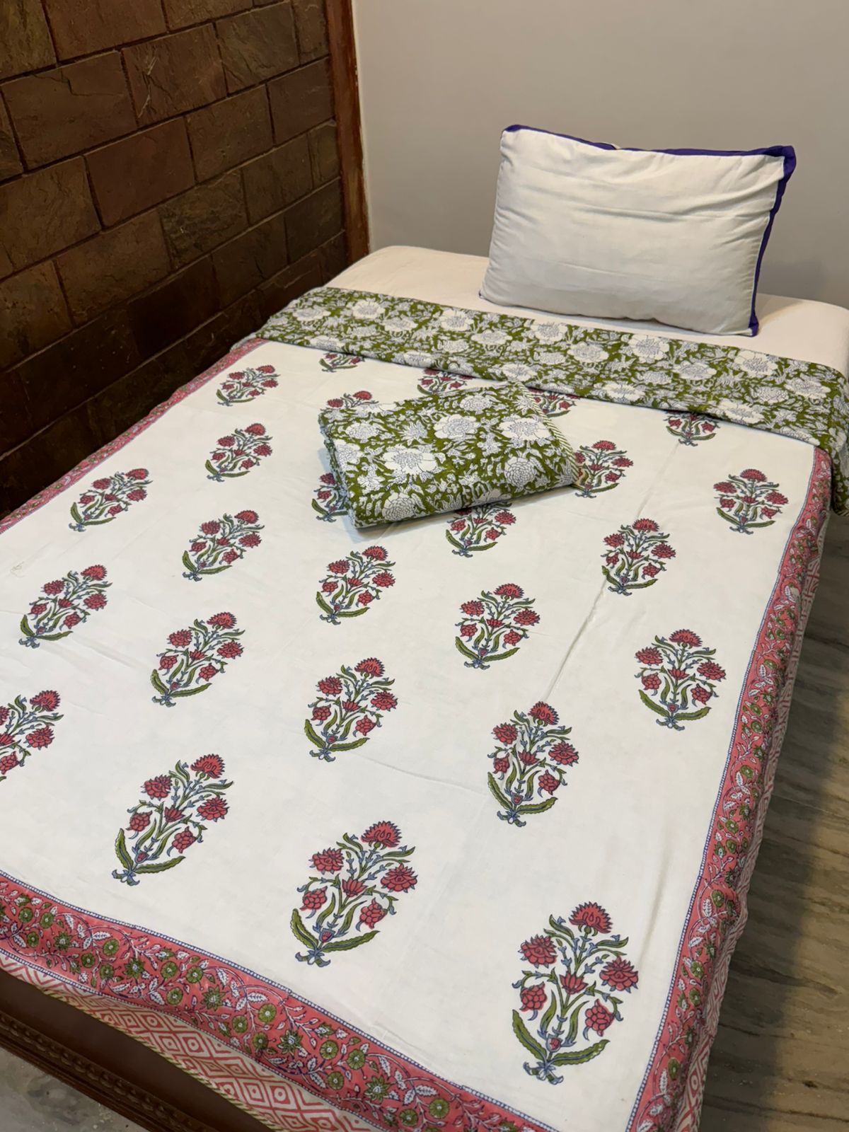 Wildflower Embrace Single Bed Reversible Dohar
