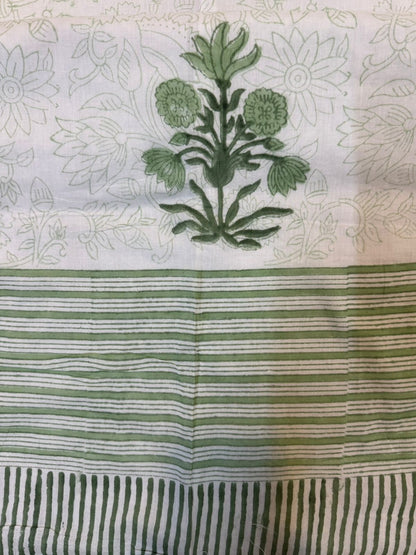 Green Boota Single Bed Reversible Dohar