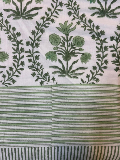 Green Trails Single Bed Reversible Dohar