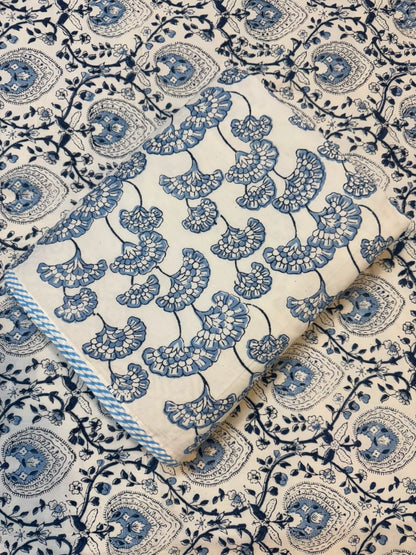Blue Vein Single Bed Reversible Dohar