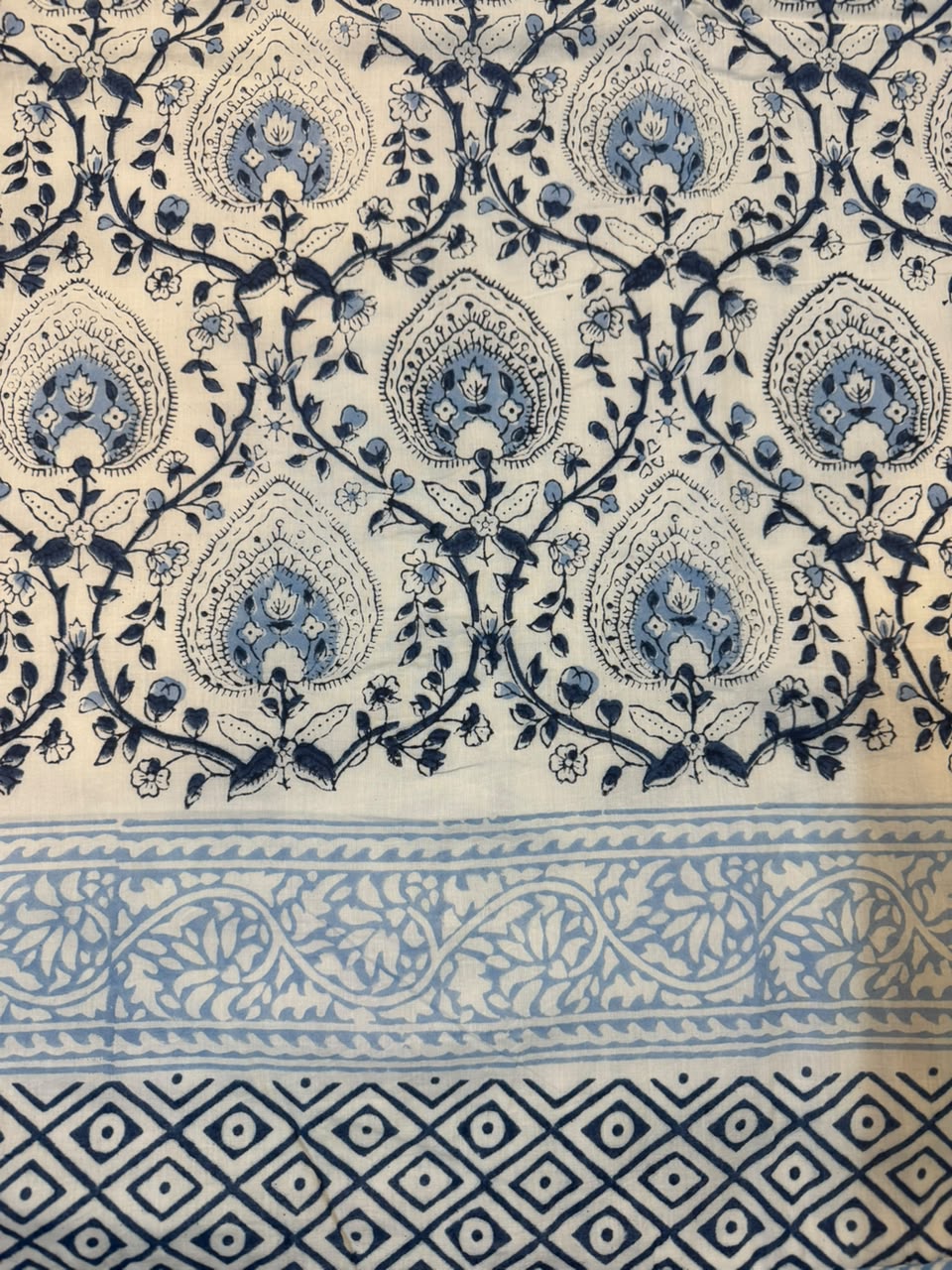 Blue Vein Single Bed Reversible Dohar