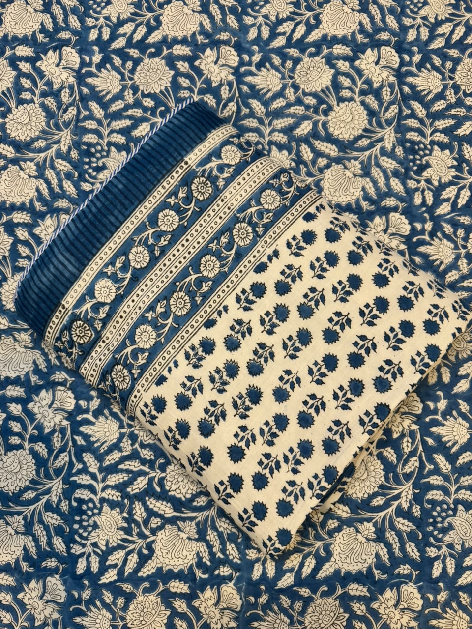 Blue Ambience Single Bed Reversible Dohar