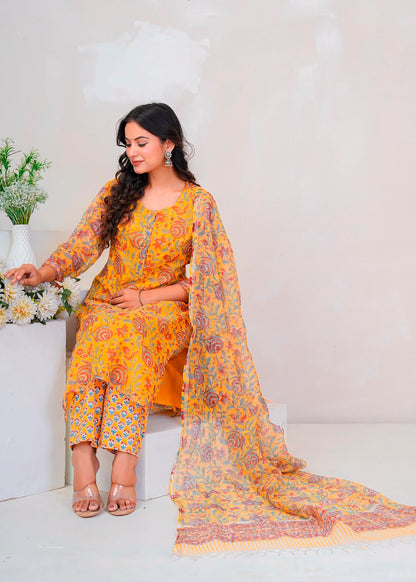 Yellow Meadows Kota Doriya Suit
