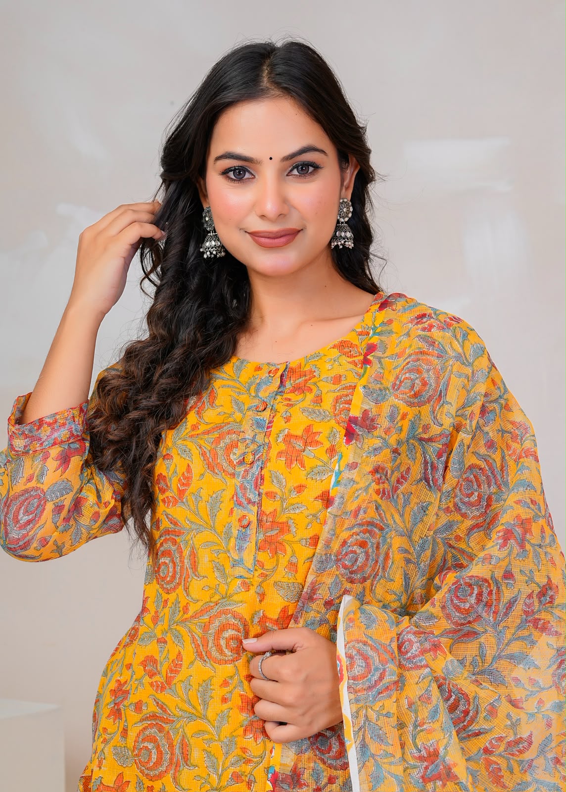 Yellow Meadows Kota Doriya Suit