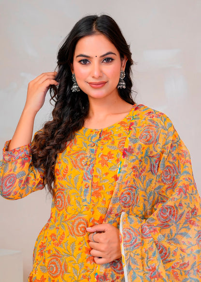 Yellow Meadows Kota Doriya Suit