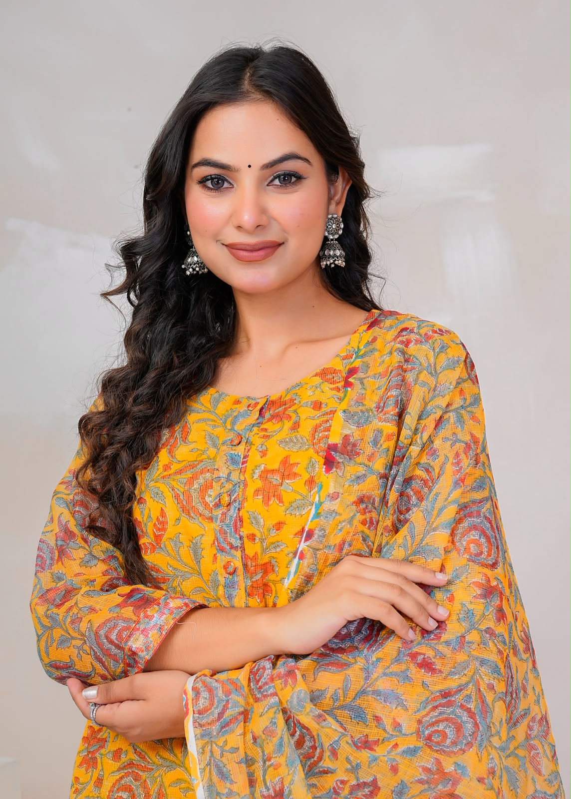Yellow Meadows Kota Doriya Suit