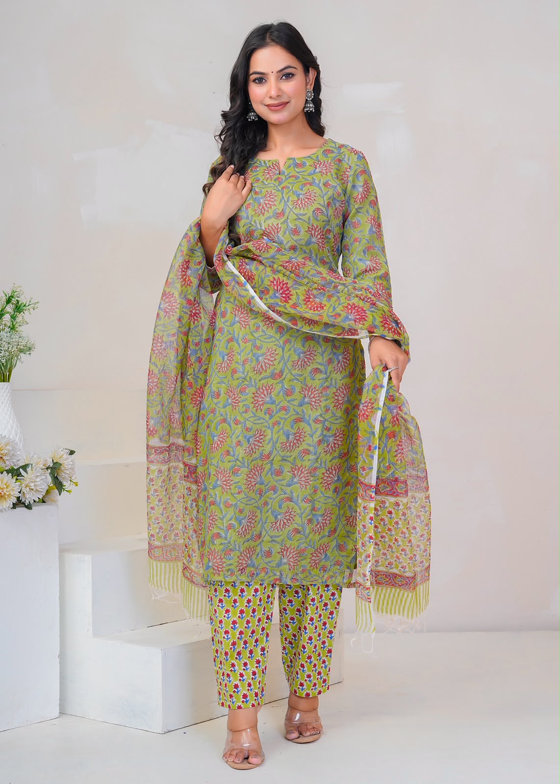 Green Breeze Kota Doriya Suit