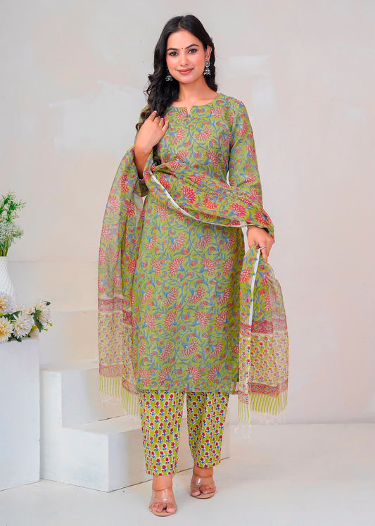 Green Breeze Kota Doriya Suit