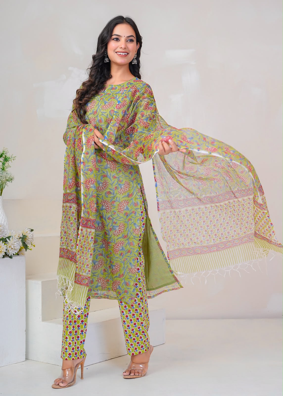 Green Breeze Kota Doriya Suit