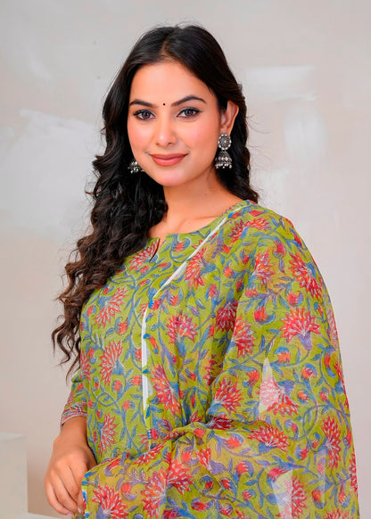 Green Breeze Kota Doriya Suit