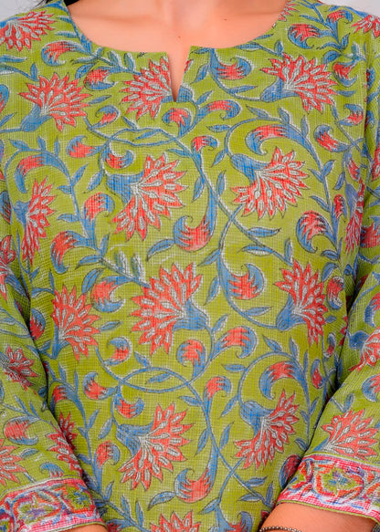 Green Breeze Kota Doriya Suit