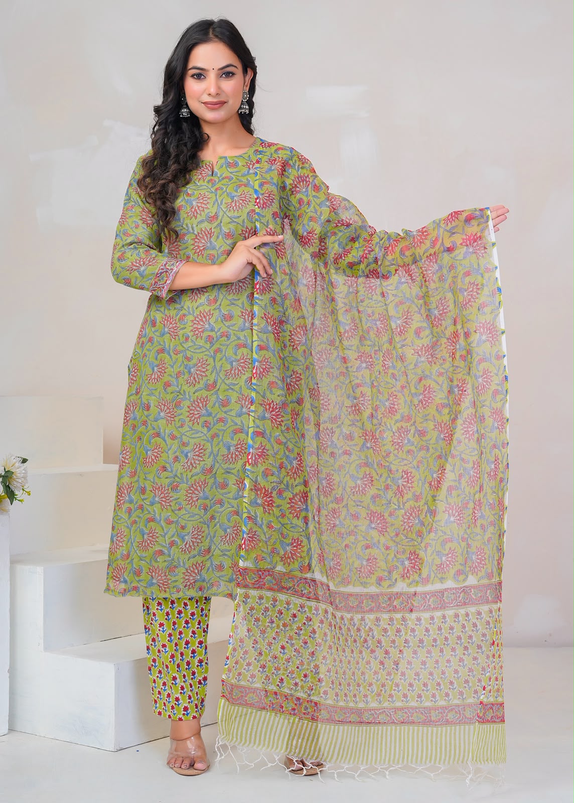 Green Breeze Kota Doriya Suit