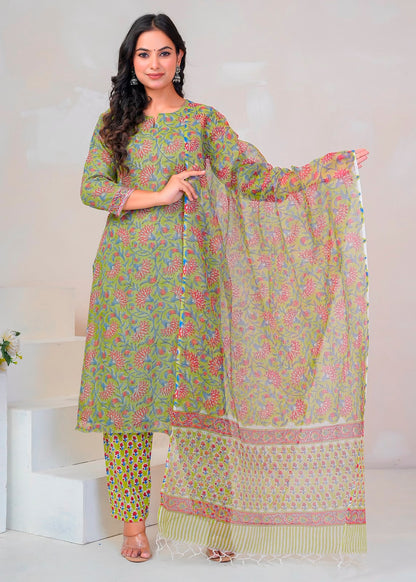 Green Breeze Kota Doriya Suit