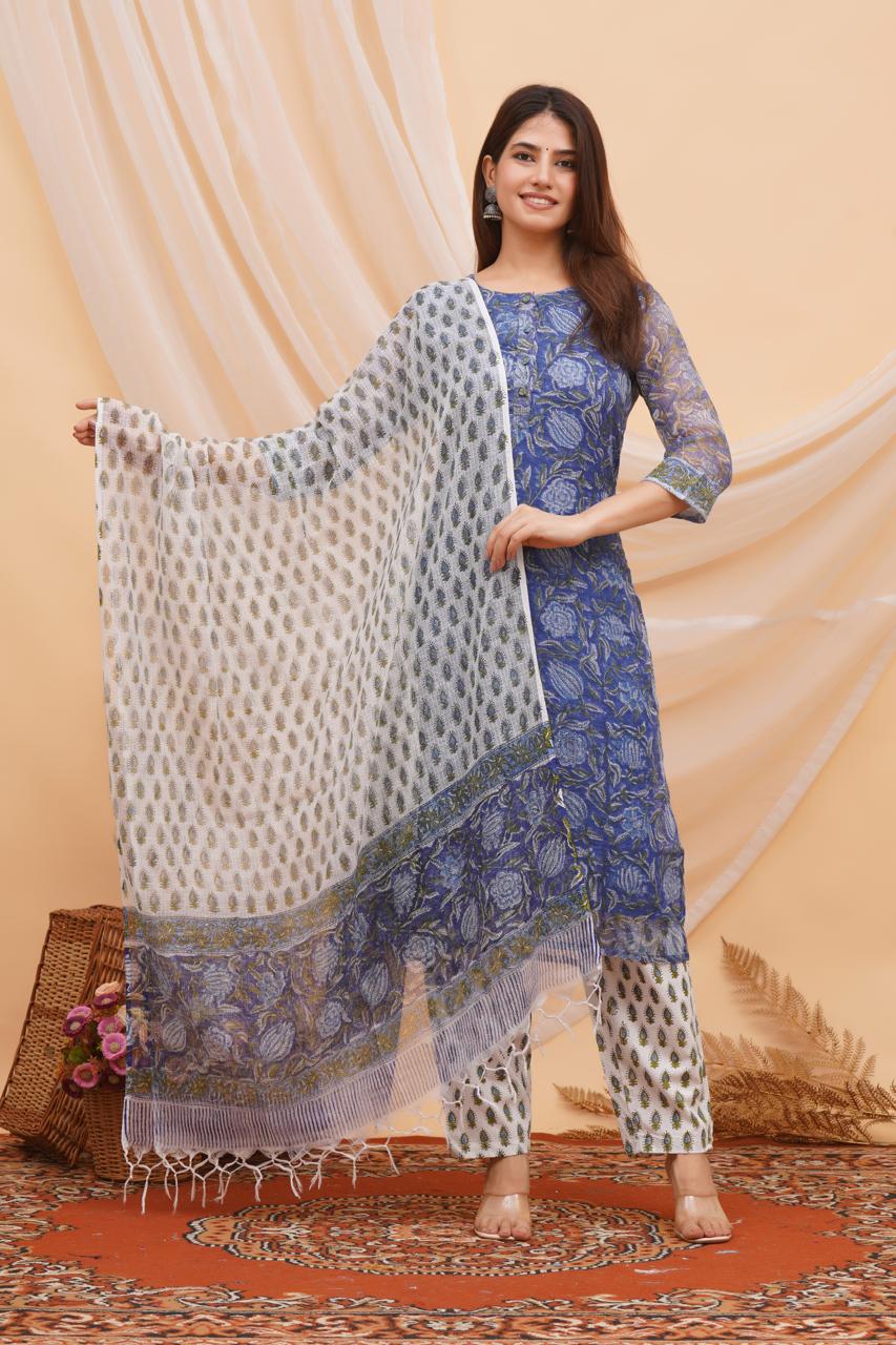 Bluewood Breeze Kota Doriya Suit