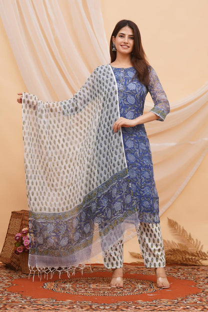Bluewood Breeze Kota Doriya Suit
