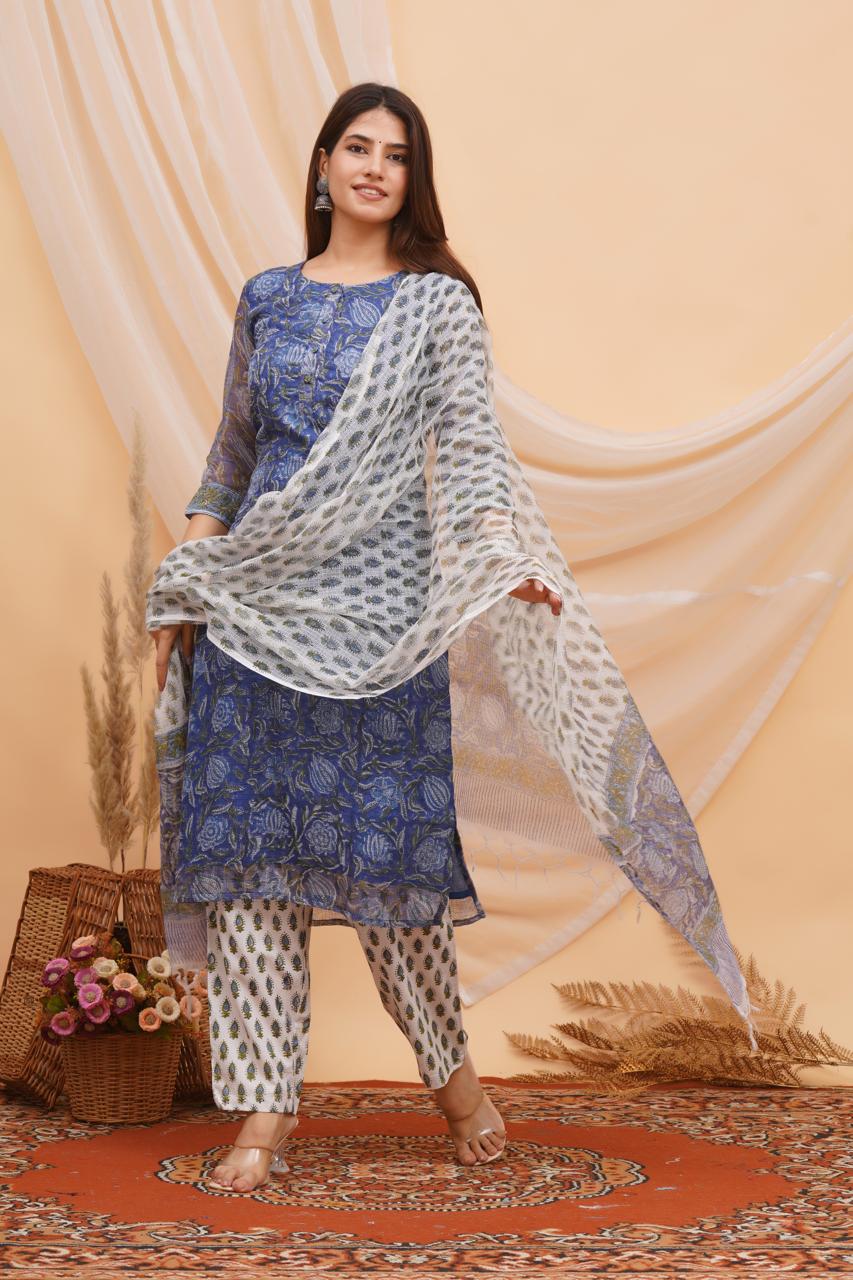 Bluewood Breeze Kota Doriya Suit