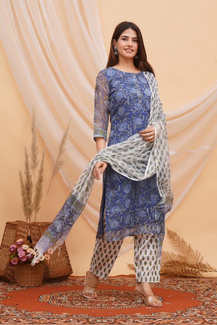 Bluewood Breeze Kota Doriya Suit